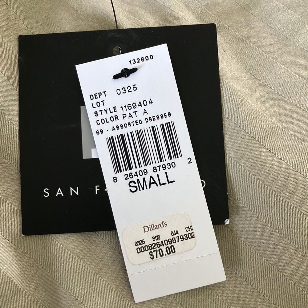 I.N. San Francisco Dillard’s V-Neck Floral Midi‎ Dress Size S NWT - Picture 5 of 5